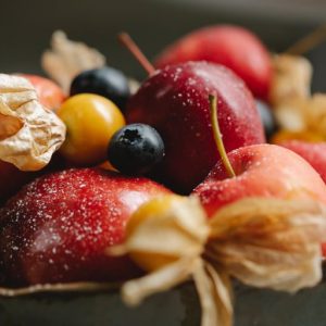 A bowl of food which has been foraged from the wild.